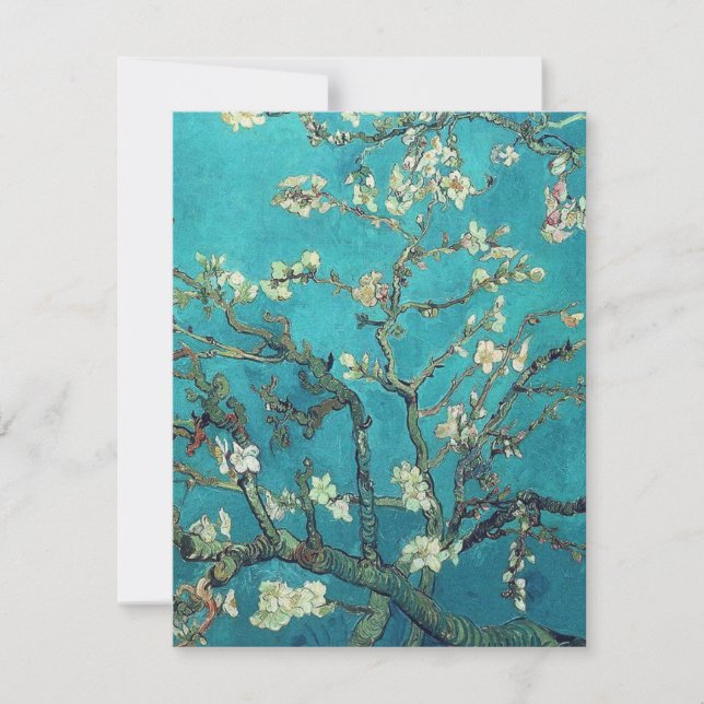 Van Gogh Almond Blossoms Invitations (Front)
