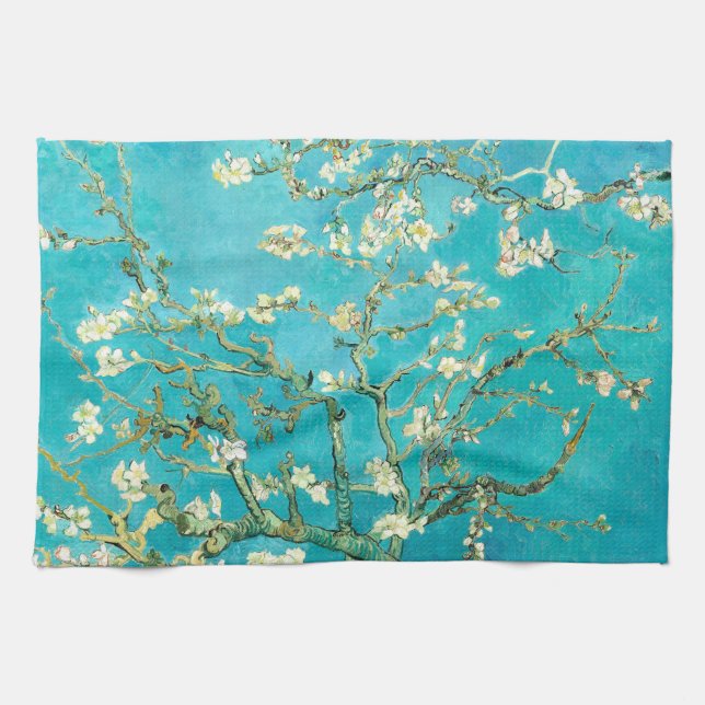 VAN GOGH Almond Blossoms Kitchen Towel (Horizontal)