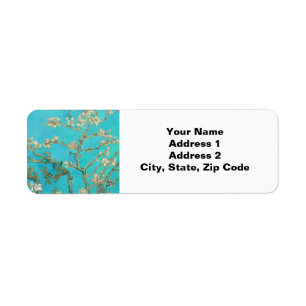 Van Gogh Almond Blossoms Label