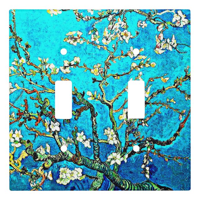 Van Gogh - Almond Blossoms Light Switch Cover (Front)
