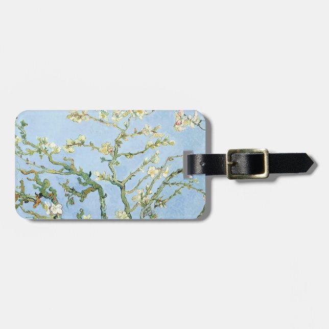 Van Gogh Almond Blossoms Luggage Tag (Front Horizontal)