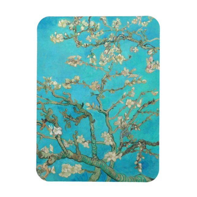 Van Gogh Almond Blossoms Magnet (Vertical)