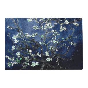 Van Gogh Almond Blossoms Midnight Blue Placemat