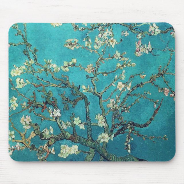 Van Gogh Almond Blossoms Mouse Pad (Front)