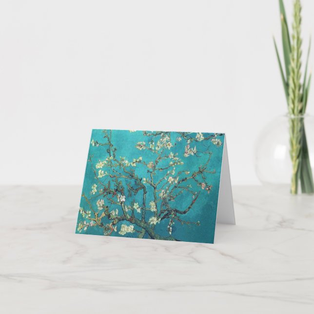 Van Gogh Almond Blossoms Note Card (Front)