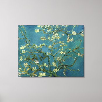 Van Gogh Almond Blossoms On Cloth Canvas Print by OldArtReborn at Zazzle