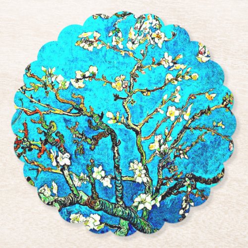 Van Gogh _ Almond Blossoms Paper Coaster