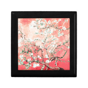 Van Gogh Almond Blossoms Peach Gift Box