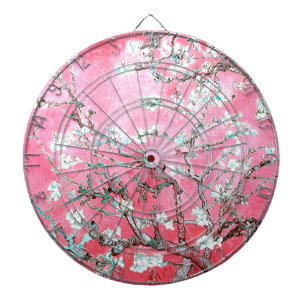 Van Gogh Almond Blossoms Pink Blue Dart Board