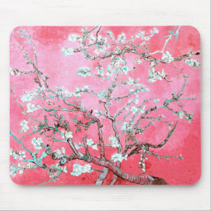 Van Gogh Almond Blossoms Pink Blue Mouse Pad