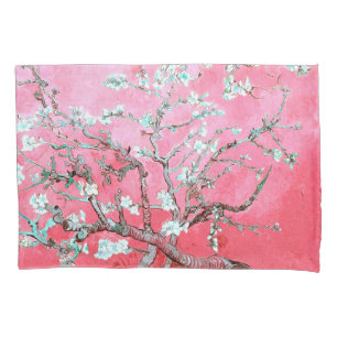 Van Gogh Almond Blossoms Pink Blue Pillow Case