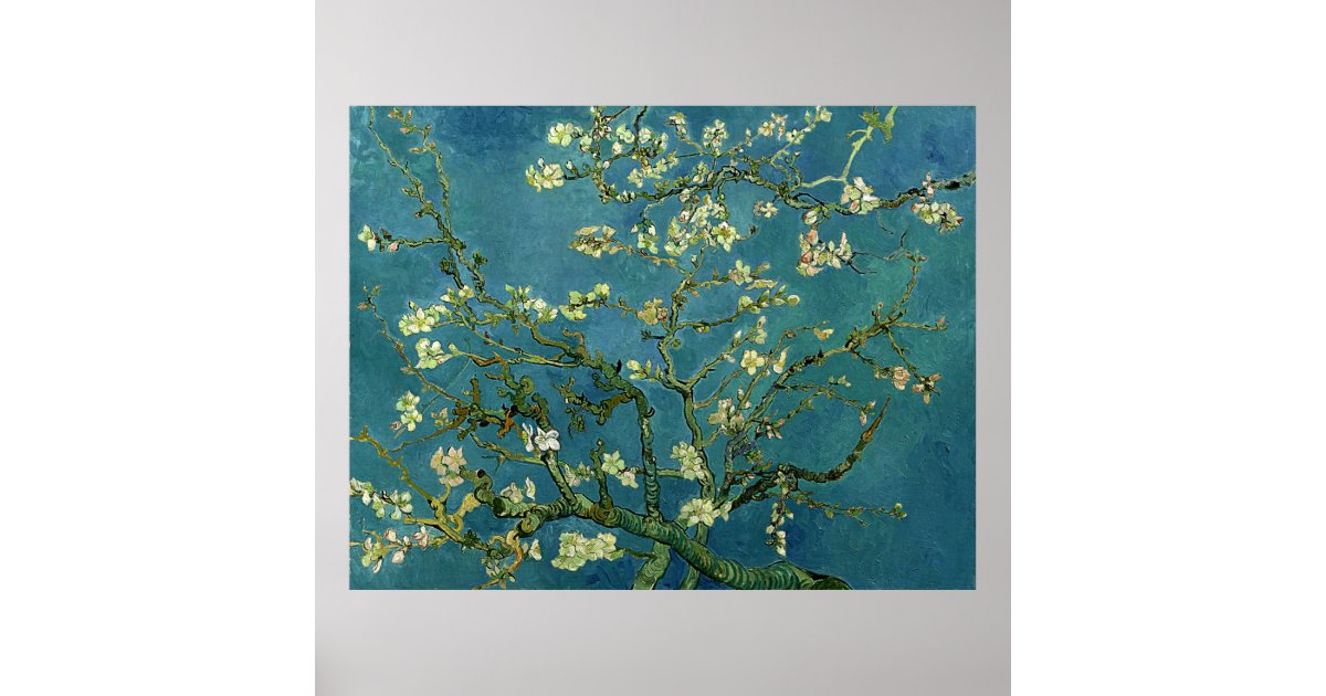 Van Gogh Almond Blossoms Poster | Zazzle.com