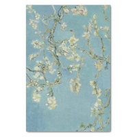 Van Gogh Almond Blossoms : Dark Teal Tissue Paper