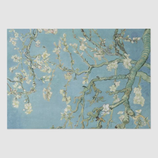 Van Gogh Almond Blossoms Print Tissue Paper (Front)