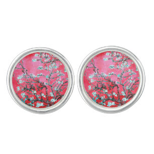 Van Gogh Almond Blossoms Red blue Cufflinks