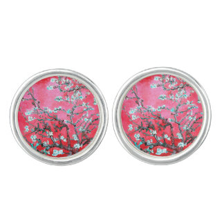 Van Gogh Almond Blossoms Red blue Cufflinks