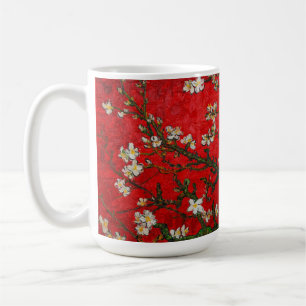 Van Gogh Almond Blossoms Red Coffee Mug