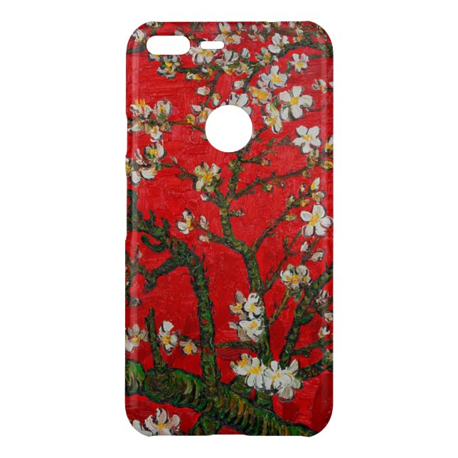 Van Gogh Almond Blossoms Red Uncommon Google Pixel XL Case (Back)