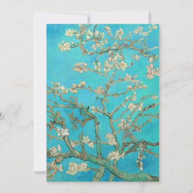Van Gogh Almond Blossoms Save The Date (Front)