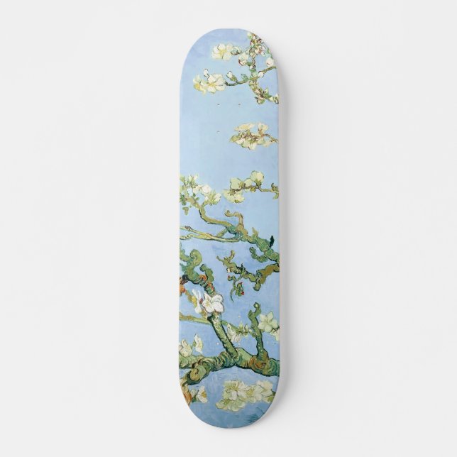 Van Gogh Almond Blossoms Skateboard Deck (Front)