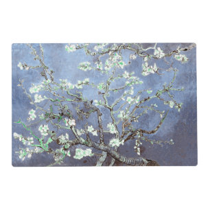 Van Gogh Almond Blossoms Steel Blue Placemat