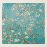 Van Gogh, Almond Blossoms, Teal Blue at St. Remy Scarf<br><div class="desc">Van Gogh Almond Blossoms at St. Remy</div>