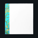 Van Gogh Almond Blossoms Updated Notepad<br><div class="desc">Notepad featuring Vincent van Gogh’s oil painting Almond Blossoms (1890). The art depicts an almond tree blossoming white flowers in front of a blue sky. A great gift for fans of impressionism and Dutch art.</div>