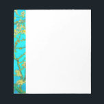 Van Gogh Almond Blossoms Updated Notepad<br><div class="desc">Notepad featuring Vincent van Gogh’s oil painting Almond Blossoms (1890). The art depicts an almond tree blossoming white flowers in front of a blue sky. A great gift for fans of impressionism and Dutch art.</div>