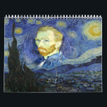 Van gogh art calendar<br><div class="desc">Van gogh art calender.Vincent Willem van Gogh was a Dutch post-Impressionist painter whose work, notable for its rough beauty, emotional honesty and bold color, had a far-reaching influence on 20th-century art. Famous, vintage art paintings of vincent van gogh include starry night, irises, bedroom inrles, potato eaters, sunflowers and many more....</div>