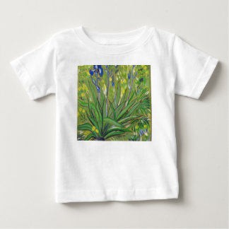 Van Gogh art Irises, acrylic reproduction Baby T-Shirt