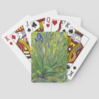 Van Gogh art  Irises, acrylic reproduction Poker Cards