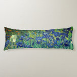 Van Gogh Art Irises Body Pillow<br><div class="desc">Vincent Van Gogh's Artwork "Irises" is featured on this Fleece Blanket. Irises is an oil painting by Dutch artist Vincent van Gogh. Painted in 1889, the work is a landscape with a cropped composition and is one of a series of several hundred paintings that van Gogh created at the Saint-Paul-de-Mausole...</div>