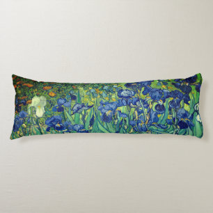 Van Gogh Art Irises Body Pillow