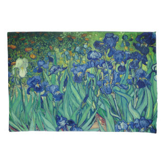 Van Gogh Art Irises Pillow Case