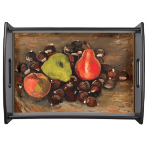 Van Gogh art, Still LIfe with Fruit and Chestnuts Serving Tray
