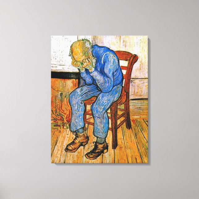 Van Gogh - At Eternity's Gate Canvas Print (Front)