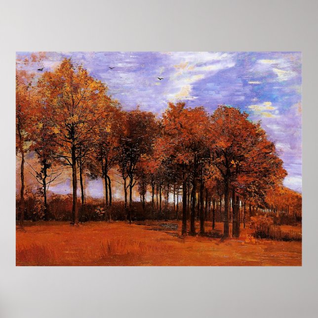 Van Gogh - Autumn Landscape Poster (Front)