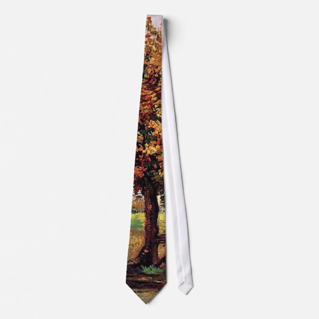 Van Gogh - Autumn Landscape With Four Trees Neck Tie (Front)
