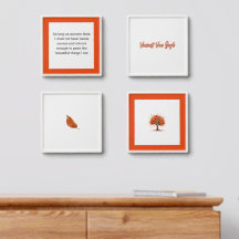 Van Gogh Autumn Quote Decor For Home