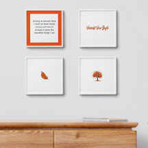 Van Gogh Autumn Quote Decor For Home