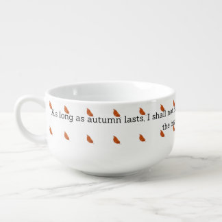 Van Gogh Autumn Quote Decor For Home Soup Mug