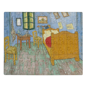 Van Gogh Bedroom in Arles - Classic Yellow & Blue Jigsaw Puzzle