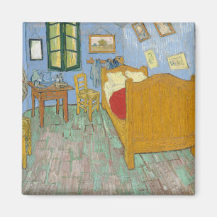 Van Gogh Bedroom in Arles - Classic Yellow & Blue Magnet
