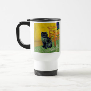 Van Gogh Black Cat Travel Mug