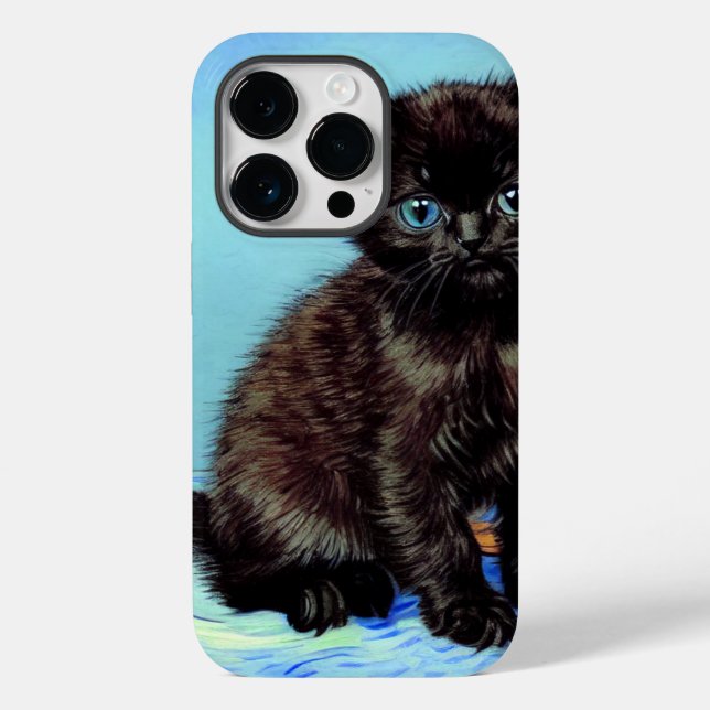 Van Gogh Black Kitten with Yarn Case-Mate iPhone Case (Back)