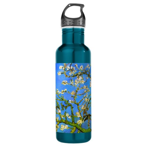 Van Gogh Blossoming Almond Tree Branches Stainless Steel Water Bottle