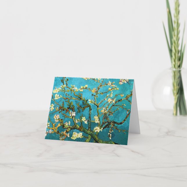 Van Gogh Blossoming Almond Tree (F671) Fine Art Card (Front)