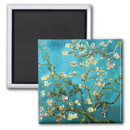 Van Gogh Blossoming Almond Tree F671 Fine Art Magnet