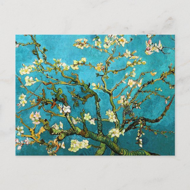 Van Gogh Blossoming Almond Tree (F671) Fine Art Postcard (Front)