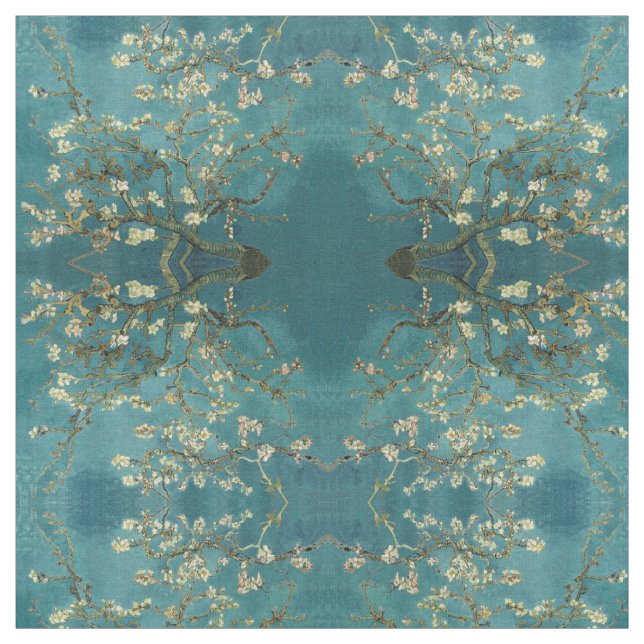 Van Gogh - Blossoming Almond Tree Fabric (Swatch)